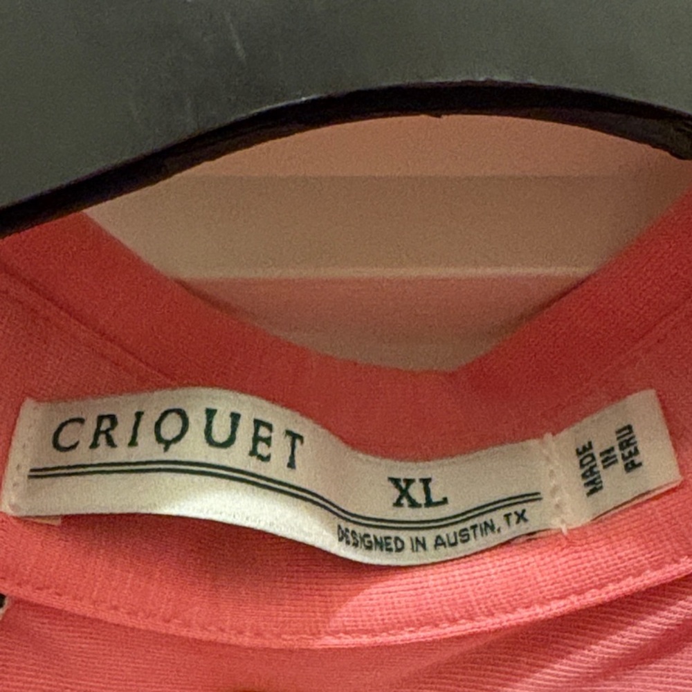 Criquet Men's Pink Polo Shirt like new! - Picture 2 of 3